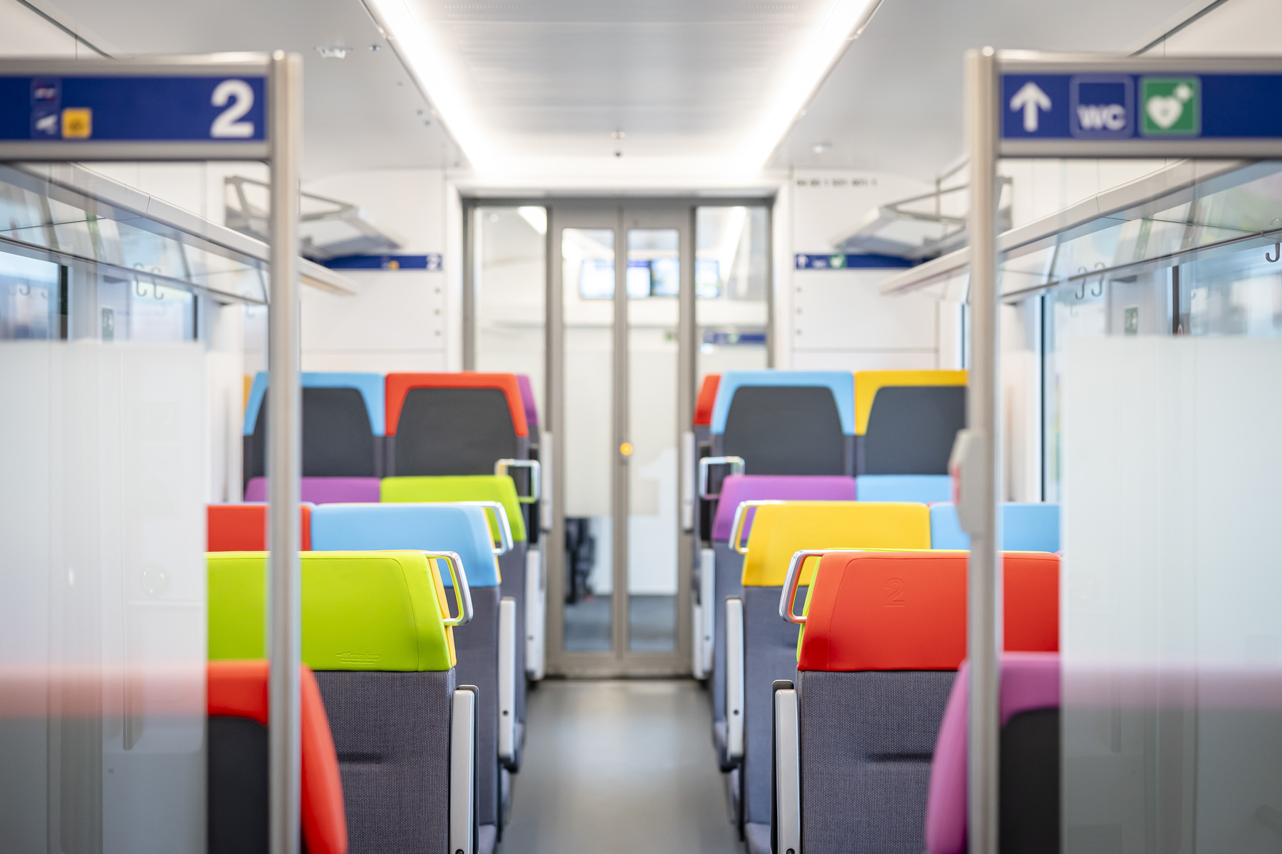 Bunte Kopfpolster