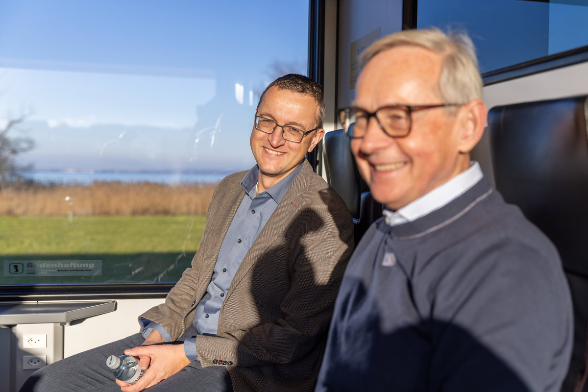 Erstfahrt mit Christian Baumgartner